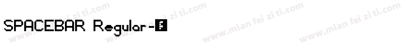 SPACEBAR Regular字体转换